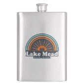 レークメドネバダアリゾナ虹 フラスク (正面)