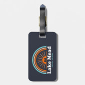 レークメドネバダアリゾナ虹 ラゲッジタグ (裏面縦)