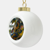 レークランドの陸標 セラミックボールオーナメント (右)