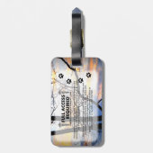 レークランドサービス犬写真付き身分証明書 ラゲッジタグ (裏面縦)