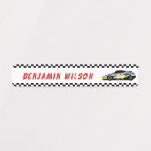 レークールス気に名前をカスタムするラベル防水 ラベル (デザイン1)