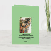 レークーン誕生日キッズ誕生日 カード (裏面)