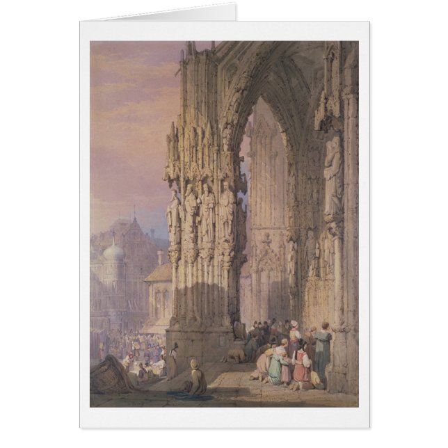 レーゲンスブルクのカテドラルのポーチ (正面)