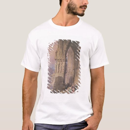 レーゲンスブルクのカテドラルのポーチ Tシャツ (正面)