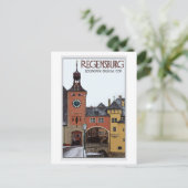 レーゲンスブルク – シュテインネブリュッケ ポストカード (スタンド正面)