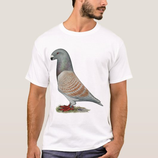 レーサーに劣性オパールを示して下さい Tシャツ (正面)