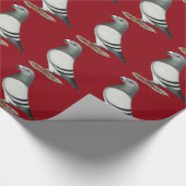 レーサーに青いバーハトを示して下さい ラッピングペーパー (角)