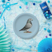 レーサーに青いレジ係ハトを示して下さい ペーパープレート (パーティー)