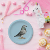 レーサーに青いレジ係ハトを示して下さい ペーパープレート (パーティー)