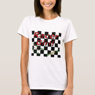 レーサーの女の子 Tシャツ