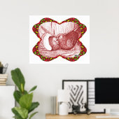 レーサーを赤で表示 ポスター (ホームオフィス)