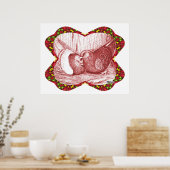 レーサーを赤で表示 ポスター (キッチン)