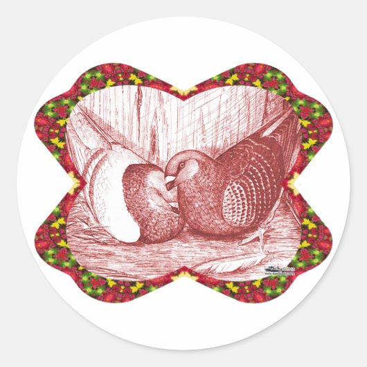 レーサーを赤で表示 ラウンドシール (正面)