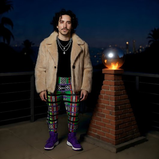 レーサープレイドレギンス レギンス