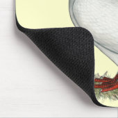 レーサーホワイトを表示 マウスパッド (コーナー)