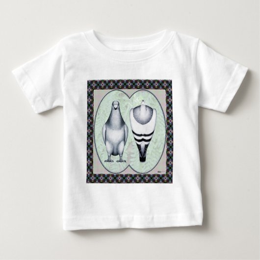 レーサー標準を表示 ベビーTシャツ (正面)