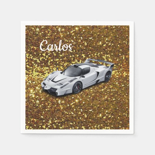 レーサー紙ナプキンス スタンダードカクテルナプキン (正面)