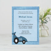 レーサー誕生日招待状 招待状 (スタンド正面)