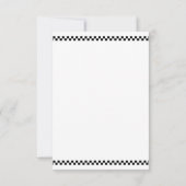 レーサー・ボーイズ・ステーター向けレーシング・レッド・モンスター・トラック サンキューカード (裏面)