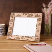 レーザエッチング写真枠 レーザー彫刻フレーム (左)