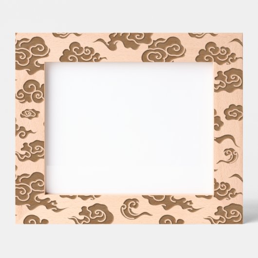 レーザエッチング写真枠 レーザー彫刻フレーム (正面)