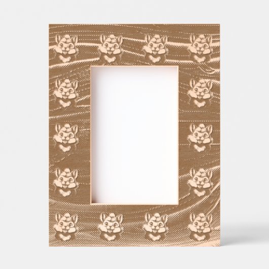 レーザエッチング写真枠 レーザー彫刻フレーム (正面)