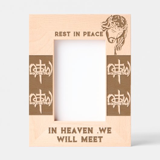 レーザエッチング写真枠 レーザー彫刻フレーム (正面)