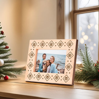 レーザエッチング写真枠 レーザー彫刻フレーム