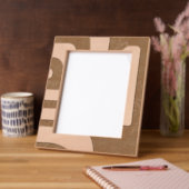 レーザオーガニックエッチングフレームの形状 レーザー彫刻フレーム (左)