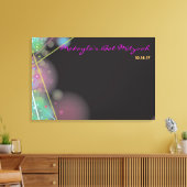 レーザグローバーバルミツワーサインインボード キャンバスプリント (インサイチュ (リビング))