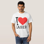 レーザーが好き Tシャツ (正面フル)
