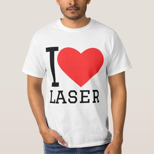 レーザーが好き Tシャツ (正面)