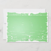 レーザーのラベルの招待状 招待状 (裏面)