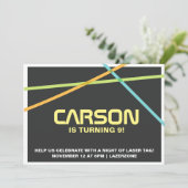 レーザーのラベルの招待 招待状 (スタンド正面)