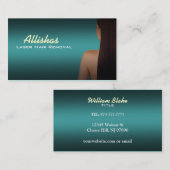 レーザーの毛の取り外しの名刺 名刺 (正面/裏面)