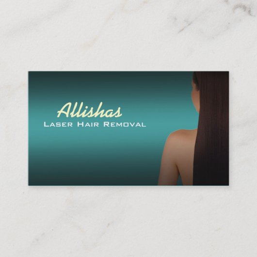 レーザーの毛の取り外しの名刺 名刺 (正面)