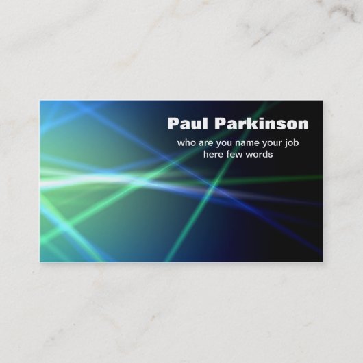 レーザーの電気の技術の名刺 名刺 (正面)