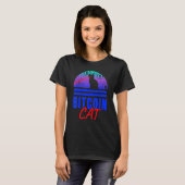 レーザーアイインスパイアズBitcoin Cat関連のCrypto Las Tシャツ (正面フル)