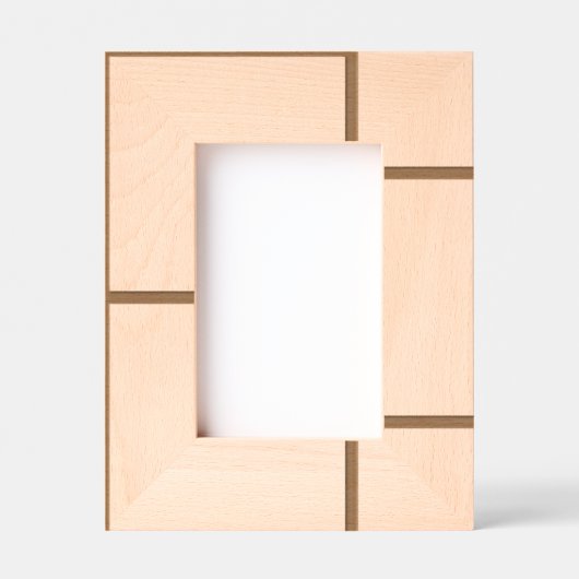 レーザーエッチングされた木製 レーザー彫刻フレーム (正面)