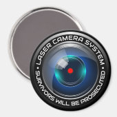 レーザーカメラセキュリティシステム監視の安全性 マグネット (正面/裏面)