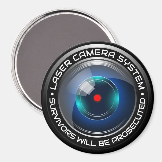 レーザーカメラセキュリティシステム監視の安全性 マグネット (正面/裏面)