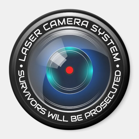 レーザーカメラセキュリティシステム監視の安全性 マグネット (正面)