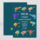 レーザーガンの招待状 招待状 (正面/裏面)