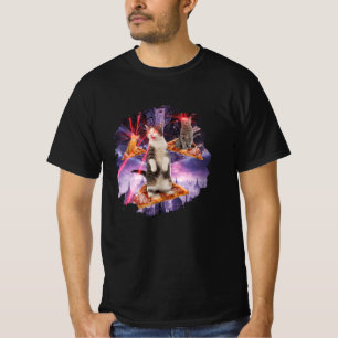 レーザーキャッツピザ猫ちゃん Tシャツ