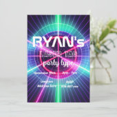 レーザータグの誕生日招待状をカスタマイズ 招待状 (スタンド正面)