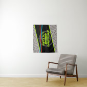 レーザータグ男子誕生日パーティー パーソナライズされたバナー タペストリー (インサイチュ)