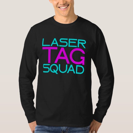 レーザータグ部隊 Tシャツ (正面)