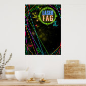 レーザータグ カラー ライト ビーム バースデー パーティー サイン (キッチン)