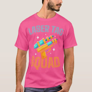 レーザータグ スクワッド レーザー銃 ゲーム 射撃 スポーツ Tシャツ