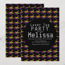 レーザータグ ネオン グロー イン ザ ダーク コンフェッティ 男女兼用